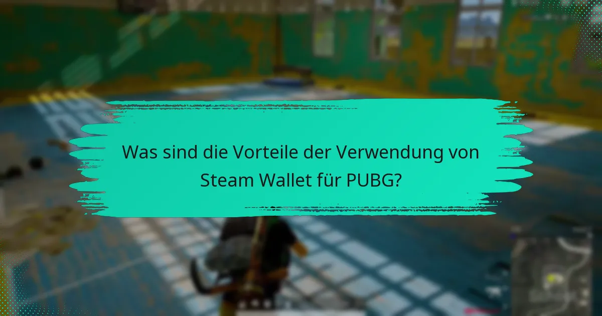 Wie schneidet Steam Wallet im Vergleich zu PayPal für PUBG ab?